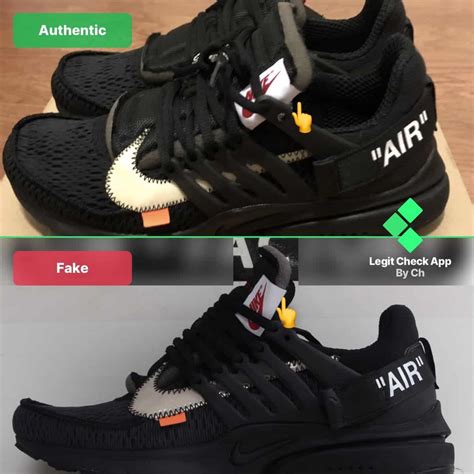 nike presto real vs fake|black off white presto.